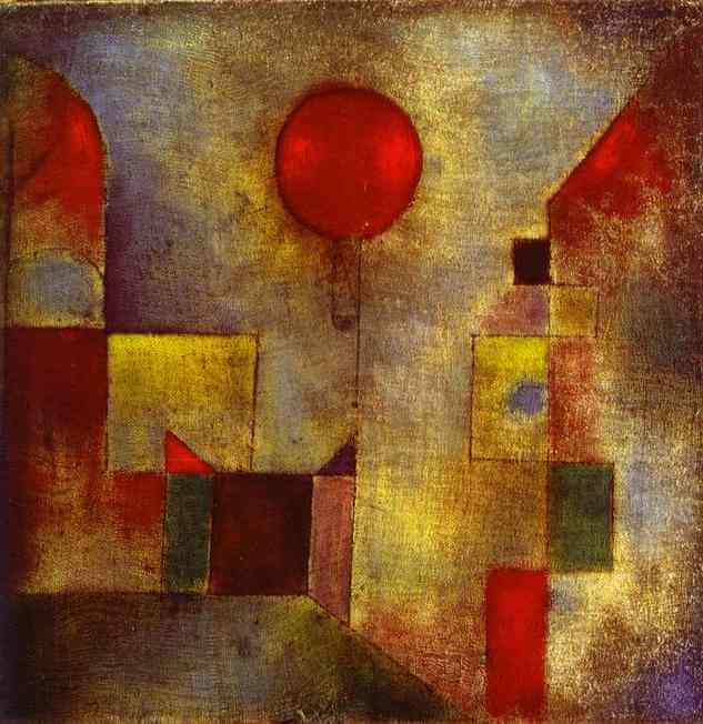Red Balloon, 1922 by Paul Klee