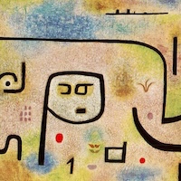 PAUL KLEE INSULA DULCAMARA 1938 ポスター 額入り Insula Dulcamara, 1938 by Paul Klee