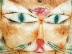 Cat and Bird by Paul Klee