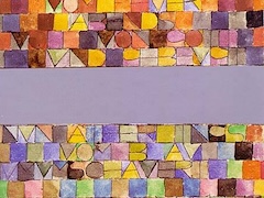 Once Emerged from the Gray of Night by Paul Klee